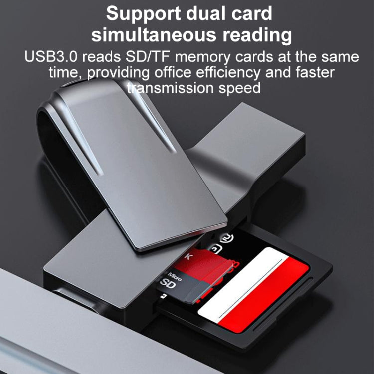 Lector de tarjetas multifunción USB-C / Type-C a USB 3.0 2 en 1, Type-C to USB 3.0