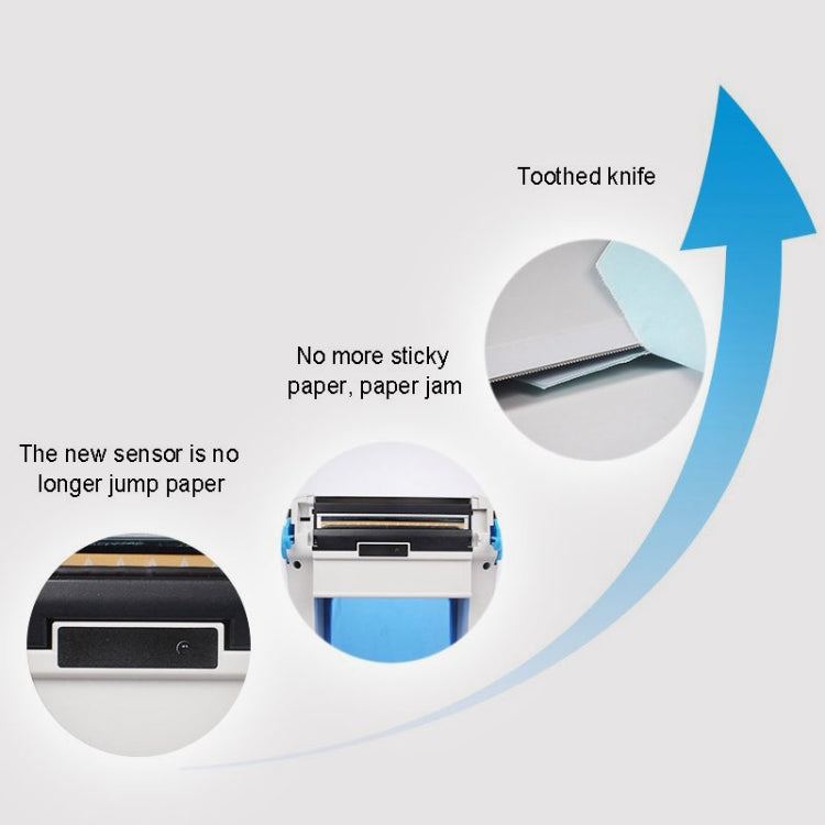GPRINTER GP1324D Impresora de códigos de barras de calibración automática térmica con puerto USB Bluetooth, tamaño máximo de papel térmico admitido: 104 x 2286 mm, GP1324D (Bluetooth)