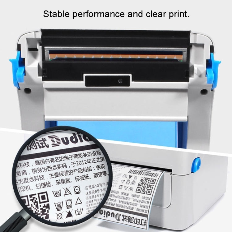 GPRINTER GP1324D Impresora de códigos de barras de calibración automática térmica con puerto USB Bluetooth, tamaño máximo de papel térmico admitido: 104 x 2286 mm, GP1324D (Bluetooth)