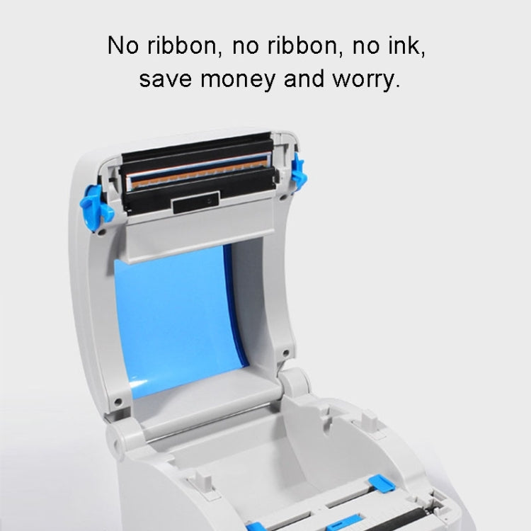 GPRINTER GP1324D Impresora de códigos de barras de calibración automática térmica con puerto USB Bluetooth, tamaño máximo de papel térmico admitido: 104 x 2286 mm, GP1324D (Bluetooth)
