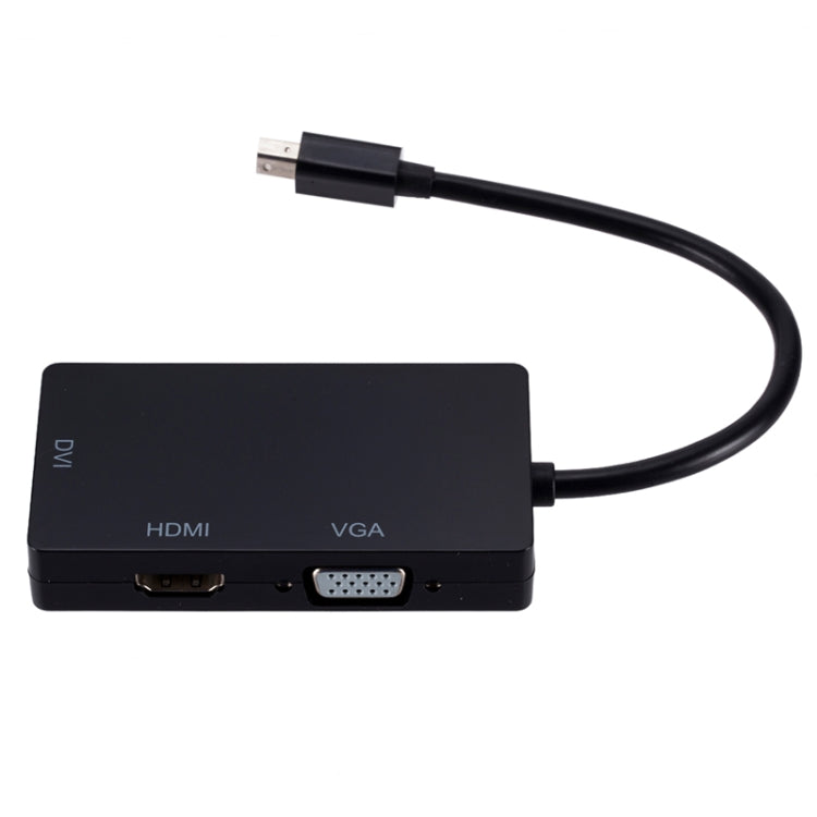 Convertidor multifunción rectangular Mini DP a HDMI + DVI + VGA, longitud del cable: 28 cm, Mini DP to HDMI + DVI + VGA Rectangle Black, Mini DP to HDMI + DVI + VGA, Mini DP to HDMI + DVI + VGA Rectangle White