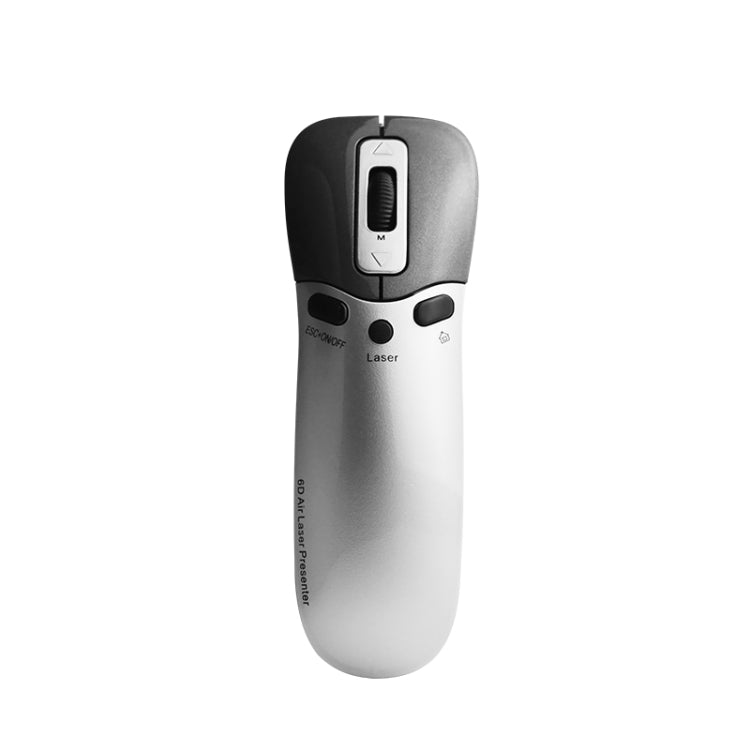 PR-05 2,4G giroscopio inalámbrico 6D Fly Air Mouse puntero láser presentador para PC/portátil enseñanza conferencia discurso