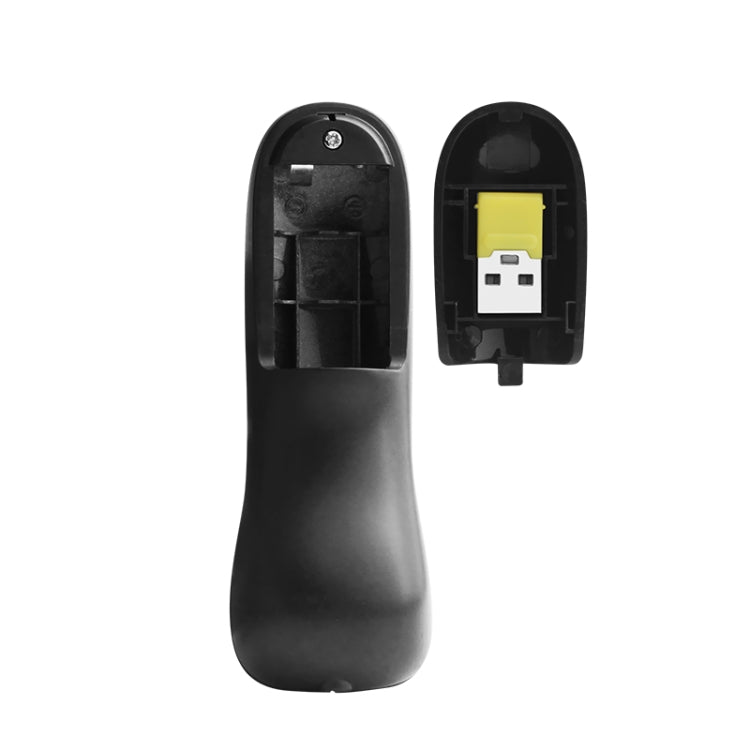 PR-05 2,4G giroscopio inalámbrico 6D Fly Air Mouse puntero láser presentador para PC/portátil enseñanza conferencia discurso