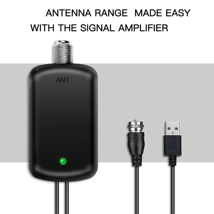 Amplificador amplificador de señal con conector USB + cabezal convertidor IEC, USB 50 Miles 25dBi