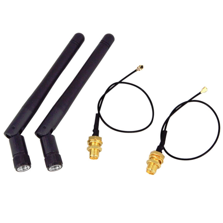 Antena plegable 2.4G con señal IPX Antenas duales de 5dBi, 5dBi