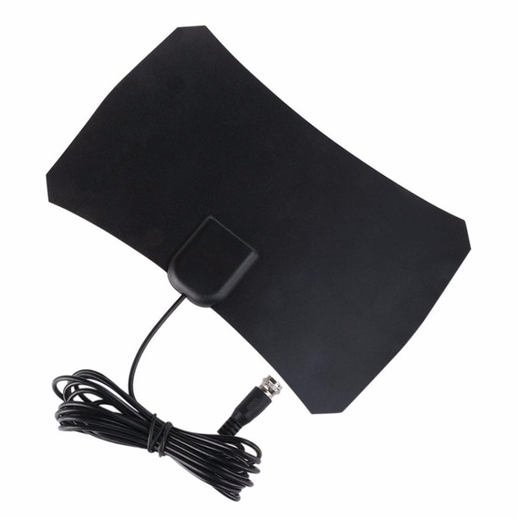 Antena HDTV digital interior de alta ganancia de 25 dBi de alcance de 50 millas con cable coaxial de 3 m, 50 Miles 25dBi Black