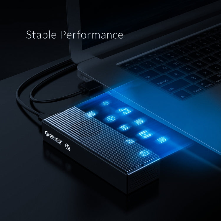 ORICO M2PVC3-G20-GY-BP USB3.2 Caja SSD NVMe M.2 de 20 Gbps, M2PVC3-G20-GY-BP