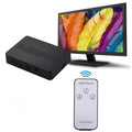 1080P 3 x 1 puertos (3 puertos de entrada x 1 puerto de salida) Conmutador HDMI con control remoto, 3 Inputs to 1 output