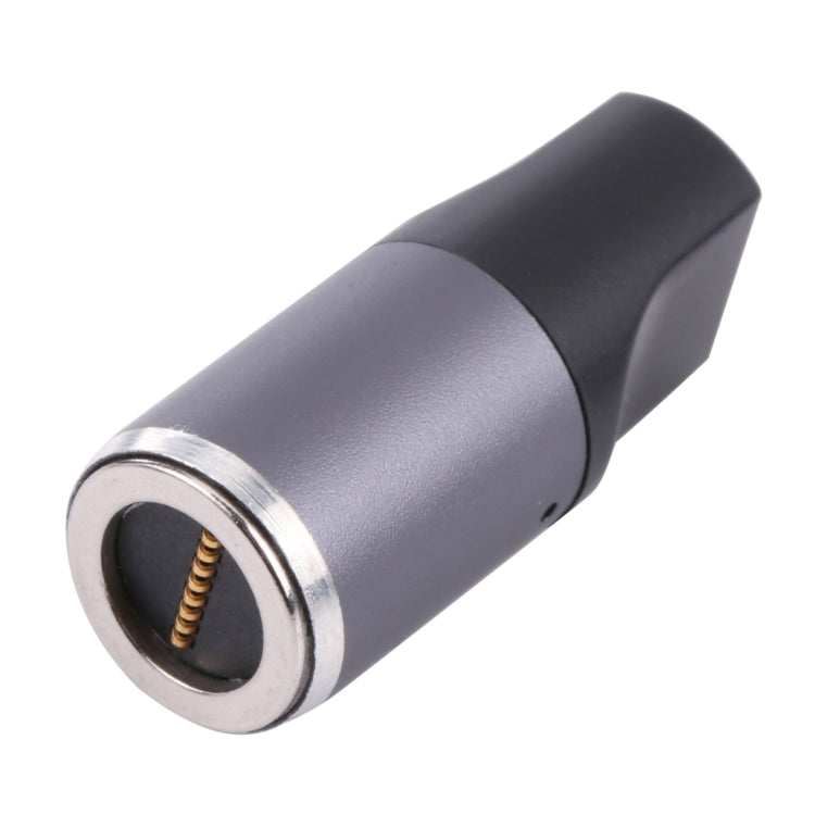 Adaptador de carga USB-C / Type-C hembra a CC magnético de 8 pines con cabeza redonda y enchufe libre, Type-C to 8 Pin Magnetic Round Head