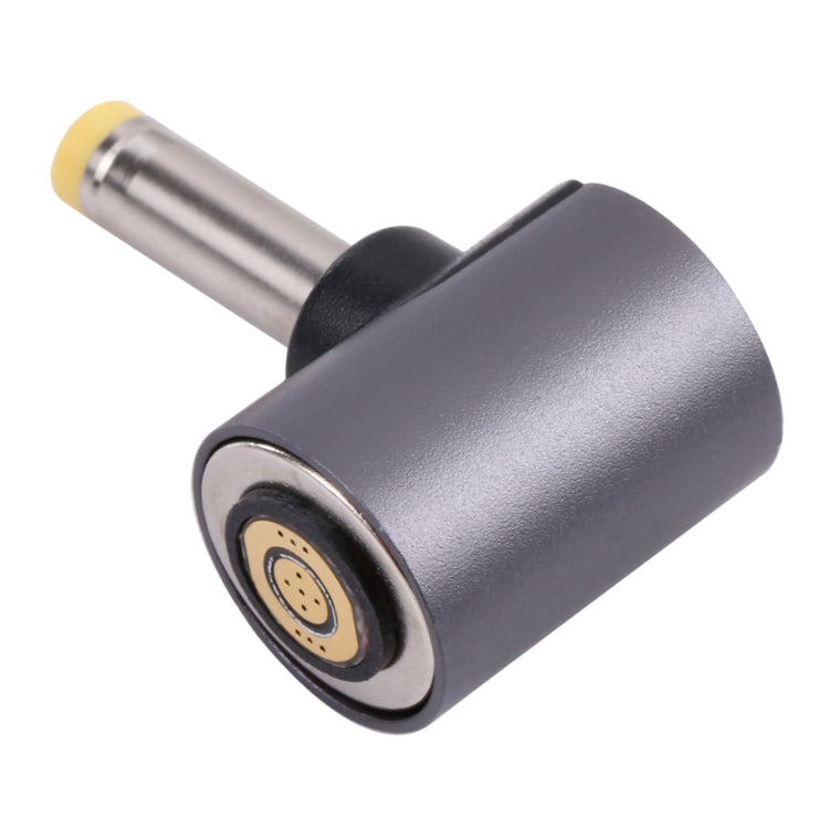 Adaptador de carga de enchufe libre de cabeza redonda magnética de 4,0 x 1,7 mm a CC magnético, 4.0 x 1.7mm to Magnetic Head(Yellow)