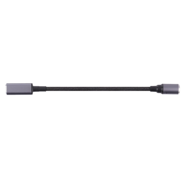 USB-C / Type-C hembra a cable adaptador de carga de enchufe libre de cabeza redonda magnética de CC de 8 pines, Type-C to Magnetic Round Head