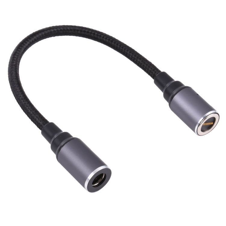 Cable adaptador de carga de enchufe libre de cabeza redonda magnética de CC hembra de 5,5 x 2,1 mm a 8 pines, 5.5 x 2.1mm to Magnetic Round Head