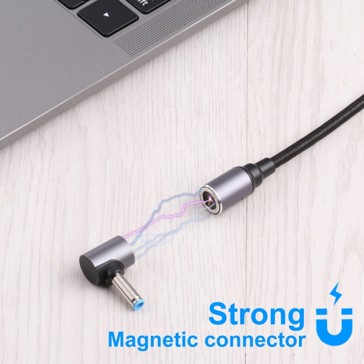 Cable adaptador de carga de enchufe libre de cabeza redonda magnética de CC hembra de 5,5 x 2,1 mm a 8 pines, 5.5 x 2.1mm to Magnetic Round Head