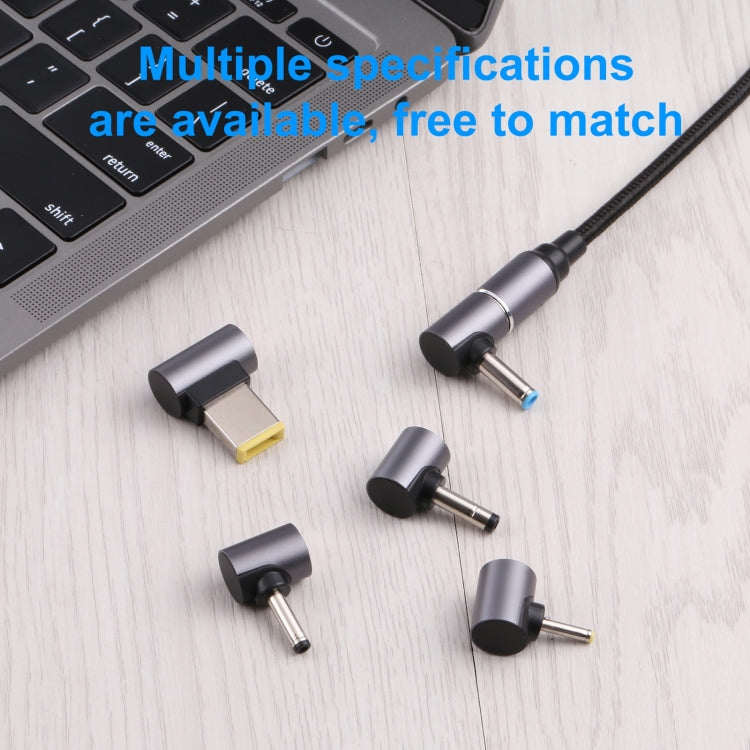 Cable adaptador de carga de enchufe libre de cabeza redonda magnética de CC hembra de 5,5 x 2,1 mm a 8 pines, 5.5 x 2.1mm to Magnetic Round Head