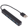 U-111 Estación de acoplamiento HUB 4 en 1 USB a 4 puertos USB, U-111