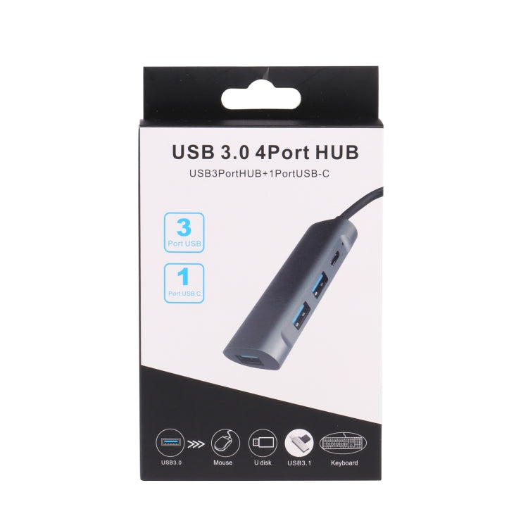 U-811 Estación de acoplamiento HUB 4 en 1 USB 3.0 a 3 USB 3.0 + puertos USB-C / Type-C, U-811