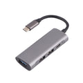 T-811 4 en 1 USB-C / Type-C a 3 puertos USB 3.0 + USB-C / Type-C Estación de acoplamiento HUB, T-811