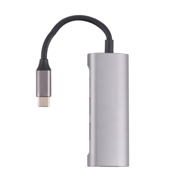 T-811 4 en 1 USB-C / Type-C a 3 puertos USB 3.0 + USB-C / Type-C Estación de acoplamiento HUB, T-811