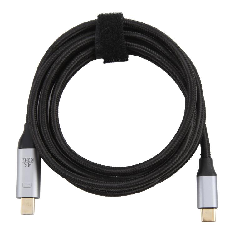 Cable adaptador USB-C / Type-C macho a 4K 60Hz Mini DP macho, longitud: 1,8 m, Mini DP Male