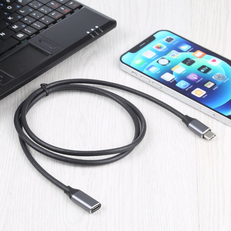 Cable adaptador USB-C / Type-C macho a USB-C / Type-C hembra, longitud del cable: 1 m, 1m