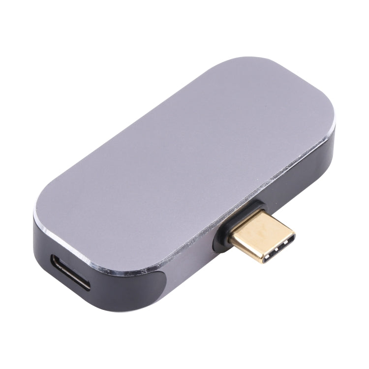 Adaptador 3 en 1 USB-C / Type-C macho a doble USB-C / Type-C + Mini DP hembra, Dual USB-C / Type-C + Mini DP