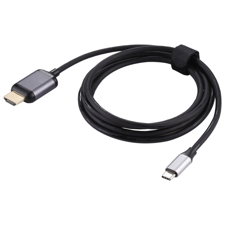 Cable adaptador macho 4K 60Hz tipo C / USB-C macho a HDMI, longitud: 1,8 m, HDMI Male