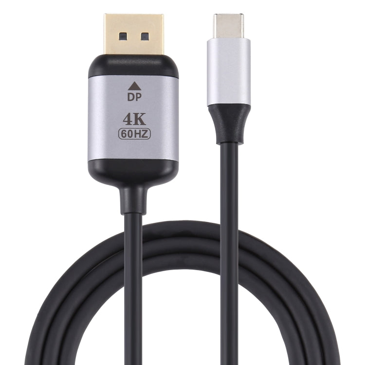 Cable adaptador macho 4K 60Hz tipo C / USB-C macho a DP, longitud: 1,8 m, DP Male