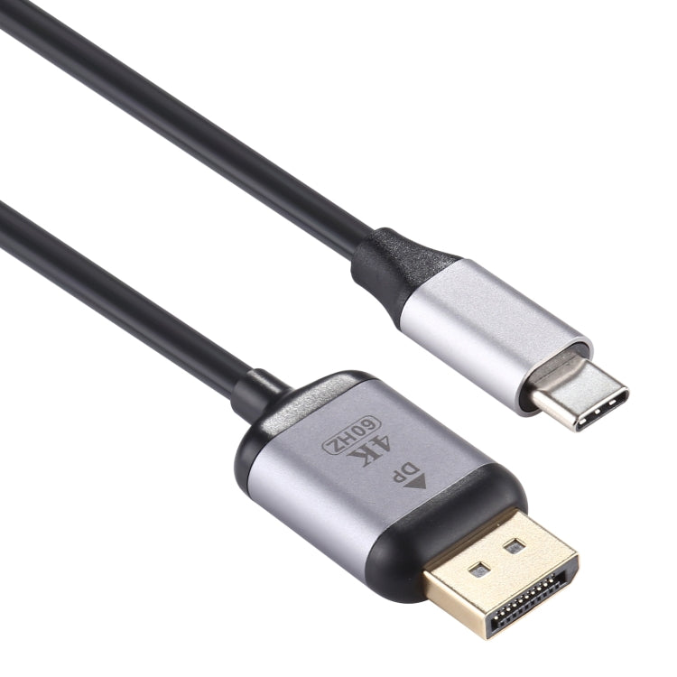 Cable adaptador macho 4K 60Hz tipo C / USB-C macho a DP, longitud: 1,8 m, DP Male