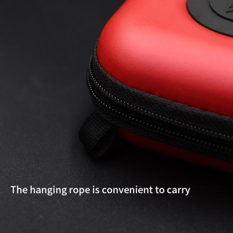 Estuche receptor de PU portátil para auriculares con cargador de cable de datos KZ, PU Black, PU Blue, PU Red