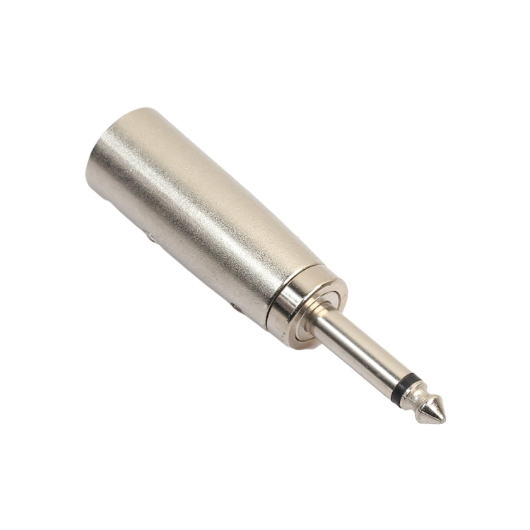 Conector convertidor de audio macho de 5 piezas de 6,35 mm a 3 pines XLR
