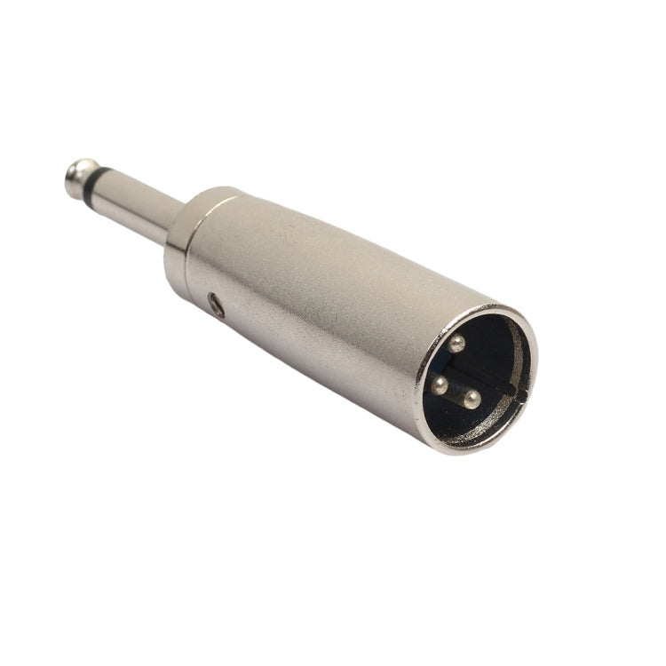 Conector convertidor de audio macho de 5 piezas de 6,35 mm a 3 pines XLR