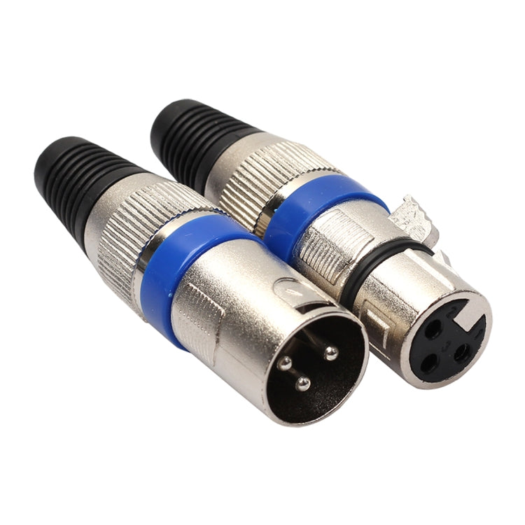 10 pares de conector XLR macho + hembra, conector para clavija de micrófono, 10 Pairs