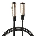 Cable blindado de micrófono XLR macho a XLR hembra de 3 pines de 1m Cable de audio para micrófono, Length: 1m
