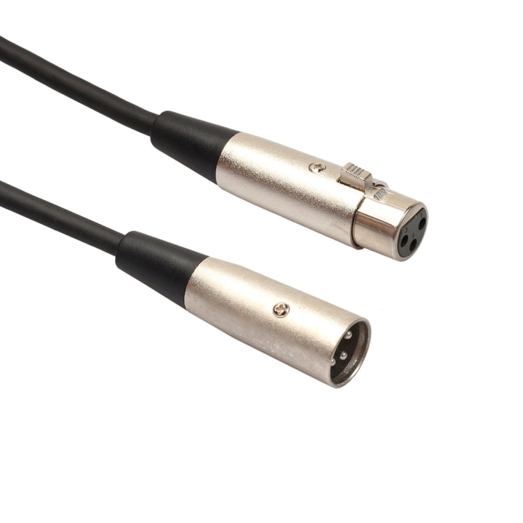 Cable blindado de micrófono XLR macho a XLR hembra de 1,8 m, 3 pines, cable de audio para micrófono, Length: 1.8m