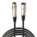 Cable blindado de micrófono XLR macho a XLR hembra de 3 m, 3 pines, cable de audio para micrófono, Length: 3m
