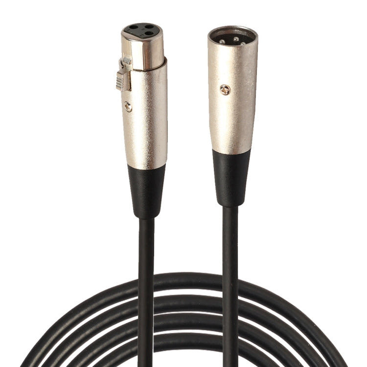 Cable blindado de micrófono XLR macho a XLR hembra de 3 m, 3 pines, cable de audio para micrófono, Length: 3m