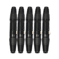 5 pares de conector de cable de audio XLR negro de 3 pines macho y hembra, 5 Pairs