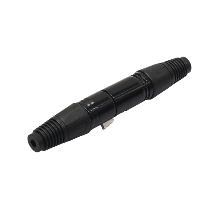 5 pares de conector de cable de audio XLR negro de 3 pines macho y hembra, 5 Pairs