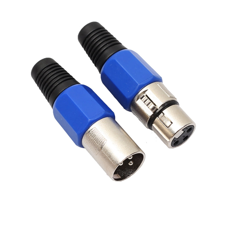 10 pares de conector de audio XLR macho hembra de metal de 3 pines, 10 Pairs