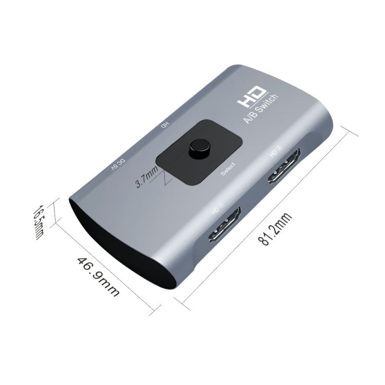 Conmutador HD bidireccional Z56 HD hembra x 2 a USB-C / Type-C + HD hembra, Z56