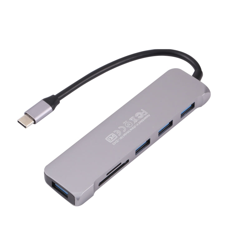 Estación de acoplamiento con adaptador multifunción tipo C / USB-C 6 en 1