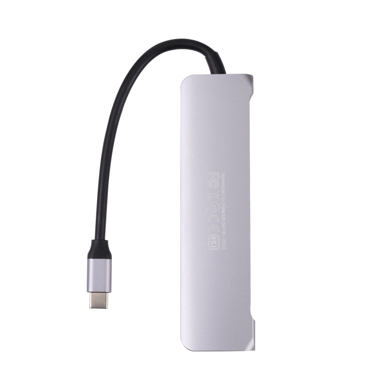 Estación de acoplamiento con adaptador multifunción tipo C / USB-C 6 en 1