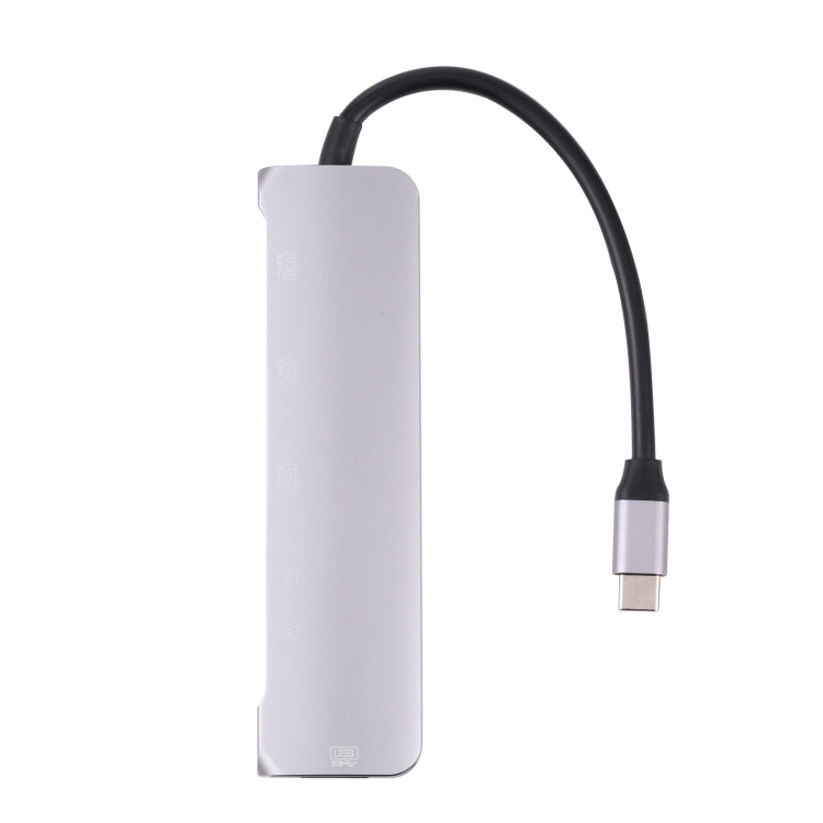 Estación de acoplamiento con adaptador multifunción tipo C / USB-C 6 en 1