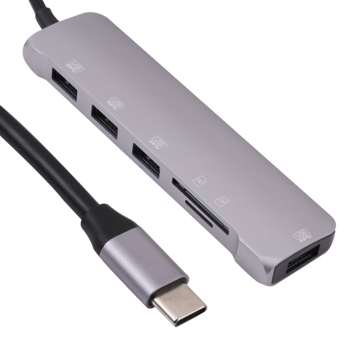 Estación de acoplamiento con adaptador multifunción tipo C / USB-C 6 en 1