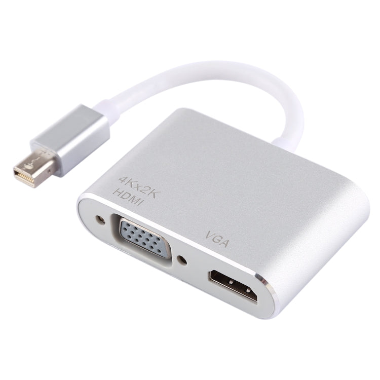 Adaptador 2 en 1 4Kx2K Mini DisplayPort a VGA y HDMI