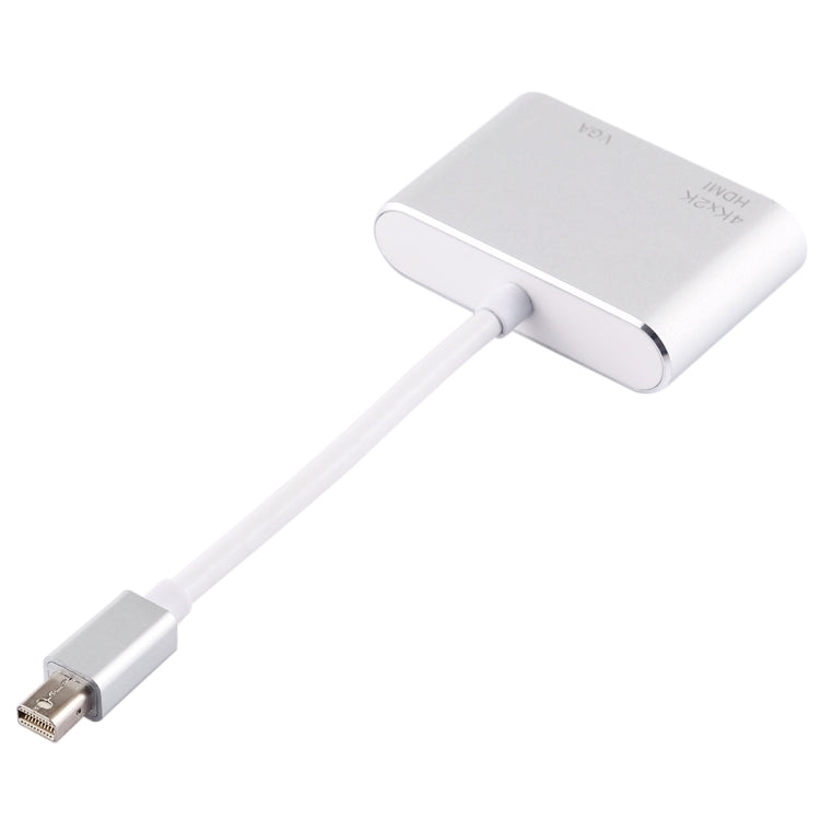 Adaptador 2 en 1 4Kx2K Mini DisplayPort a VGA y HDMI