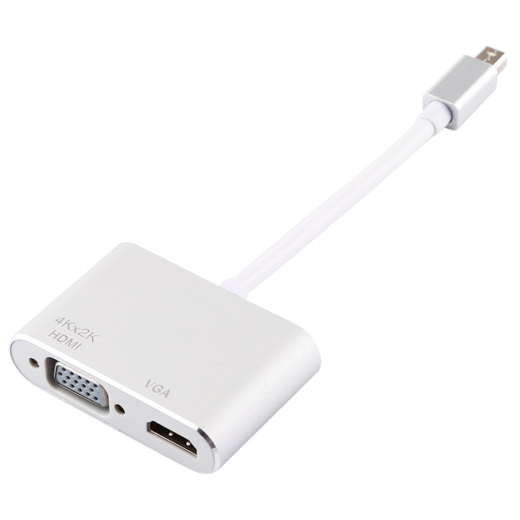 Adaptador 2 en 1 4Kx2K Mini DisplayPort a VGA y HDMI