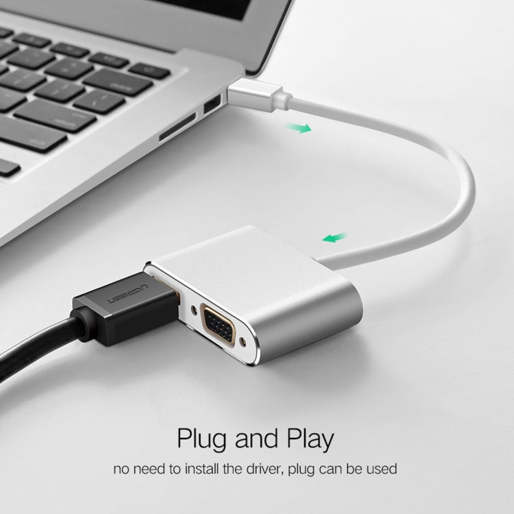 Adaptador 2 en 1 4Kx2K Mini DisplayPort a VGA y HDMI