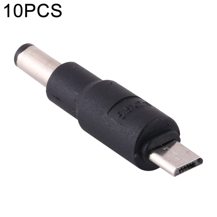 10 Uds. Conector de clavija de alimentación CC Micro USB de 5,5x2,1mm, 5.5 x 2.1mm