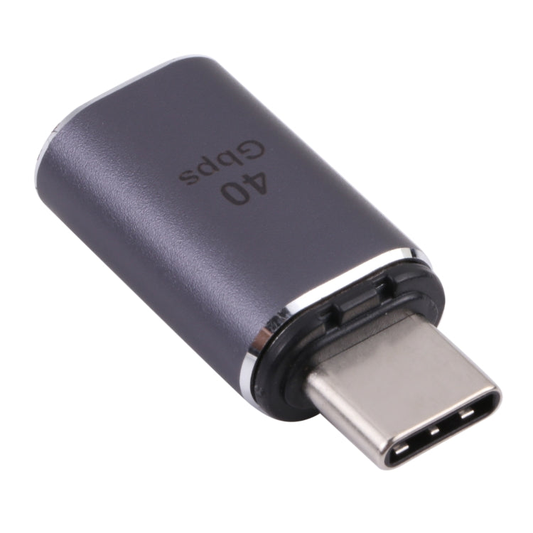 Adaptador hembra de cabezal magnético USB-C / Type-C macho a USB-C / Type-C de 40 Gbps